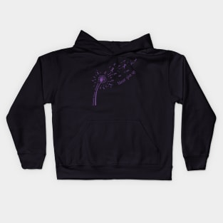 Pancreatic Cancer Awareness Never give up Kids Hoodie